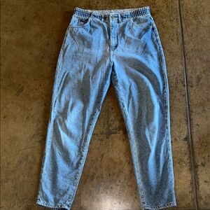Lee vintage distressed Blue Straight Leg Jeans Classic Fit